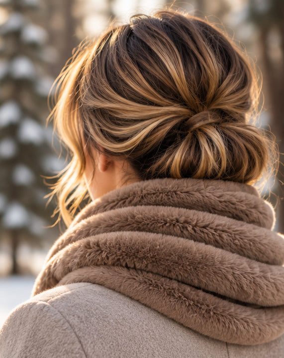 Cuddle Minky Infinity Scarf – Soft Handmade Scarf for Fall & Winter