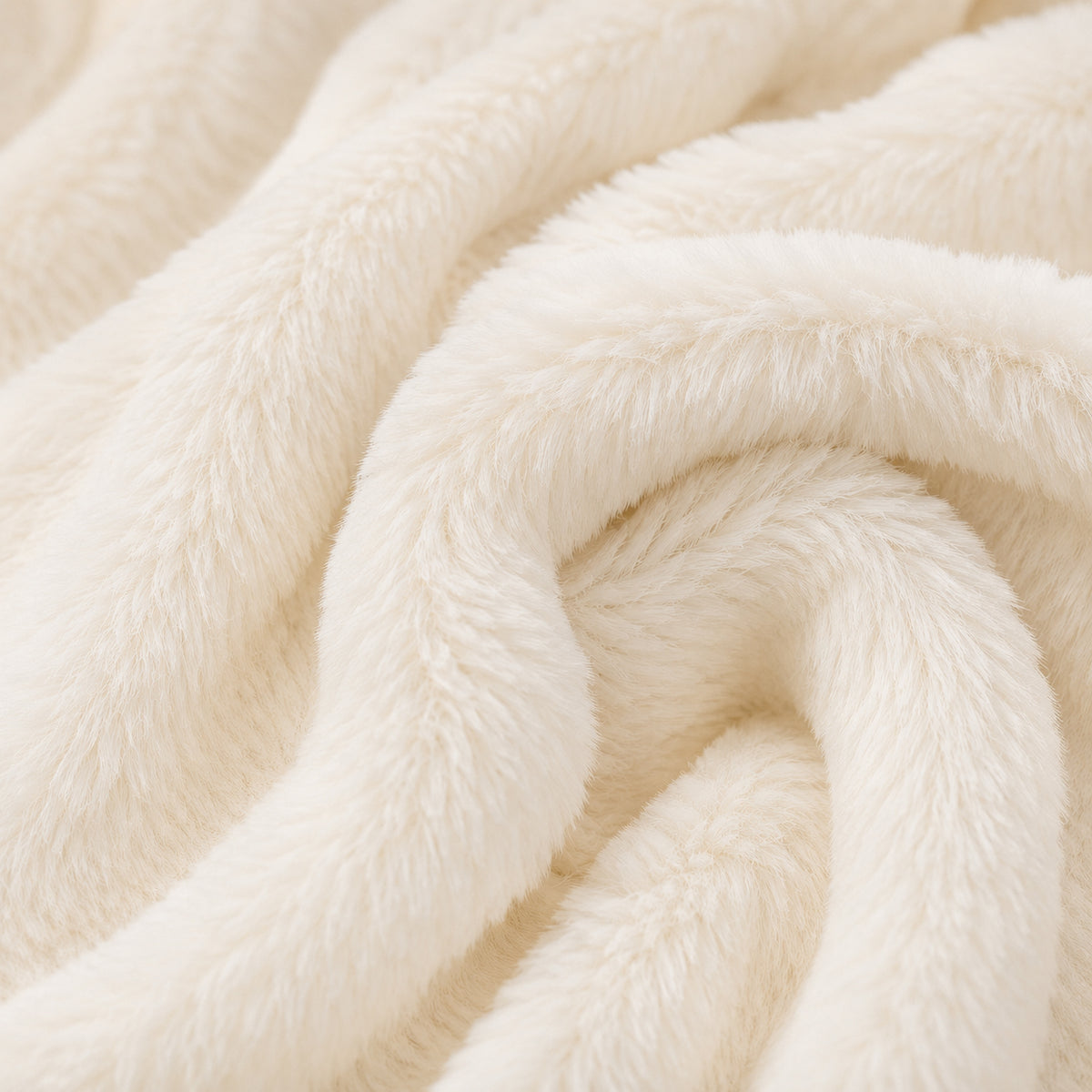 Ivory Minky Infinity Scarf – Soft Handmade Scarf for Fall & Winter